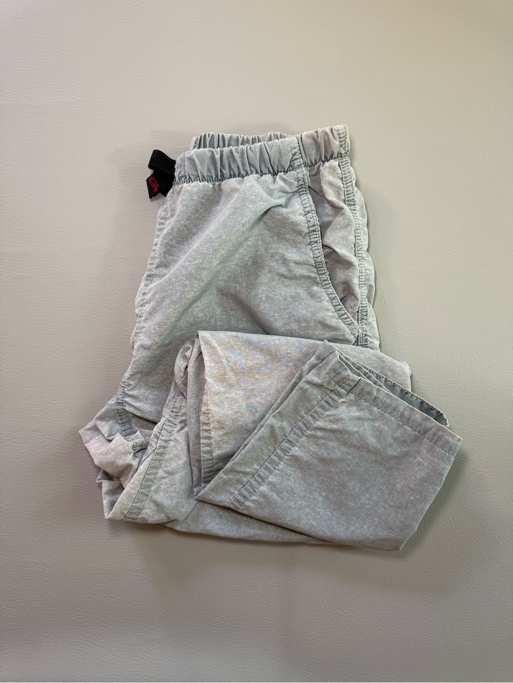 Vintage Gramicci Nylon Rock Climbing Pants Faded Blue Men’s Small Belted Hiking